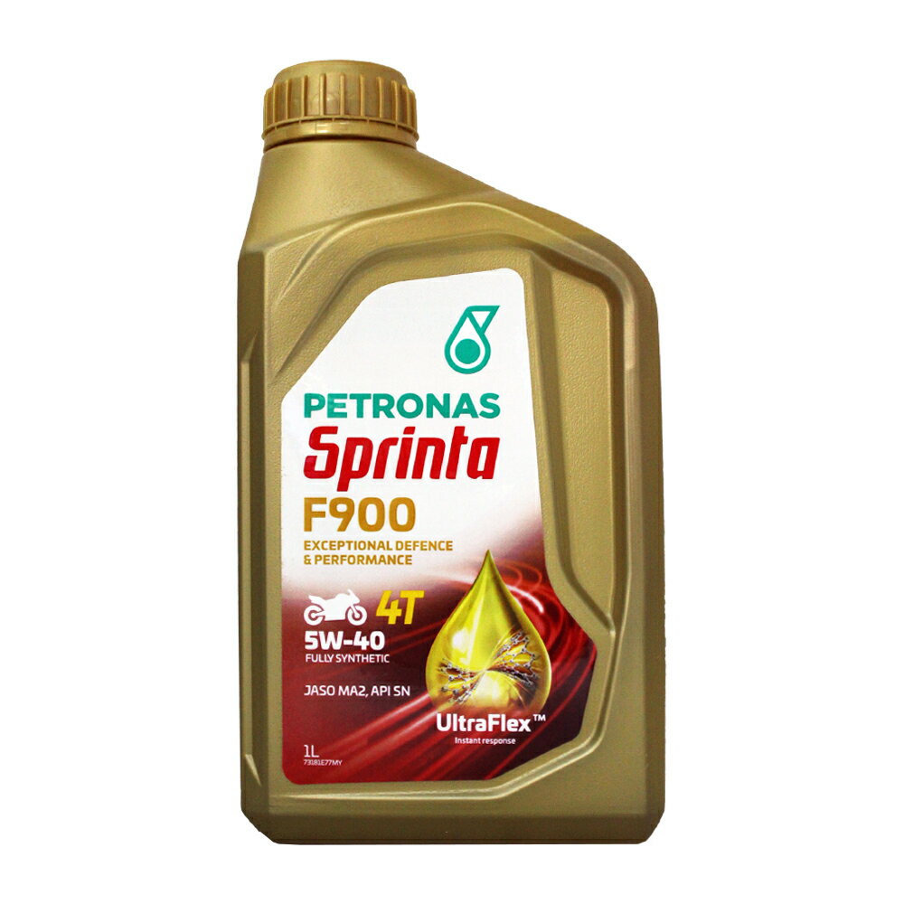 PETRONAS Sprinta F900 5W40 4T 全合成機油【299免運領券再享折扣】
