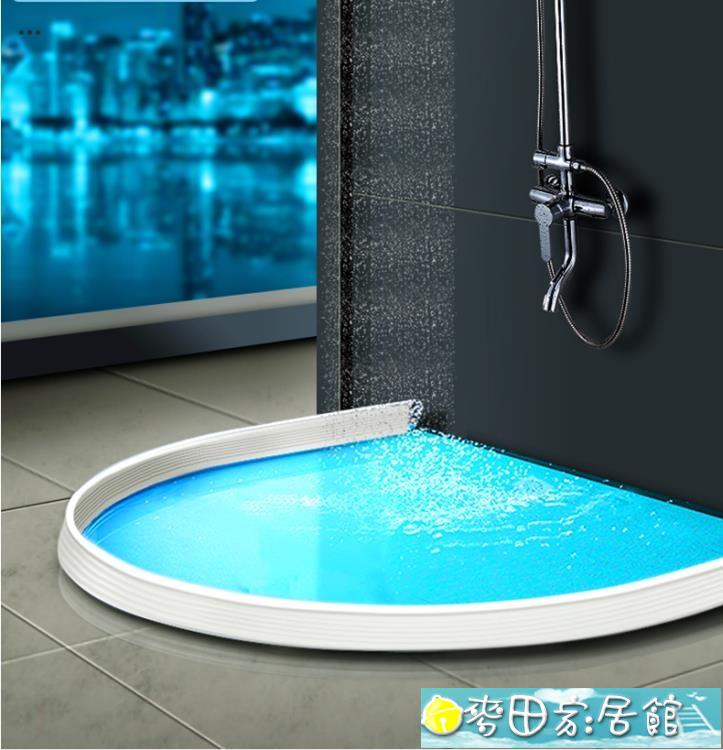 擋水條 浴室擋水條衛生間淋浴房阻擋矽膠防水條廁所幹濕分離隔斷隔水神器【尾牙特惠】