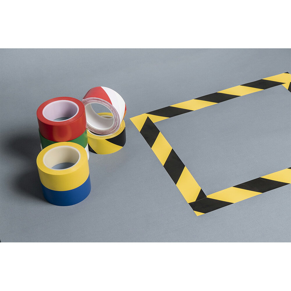 AT APEX 艾沛克 PVC警示斑馬膠帶 黃/黑 紅/白 48mm X 25M(27Y) 96捲/箱【領券滿額再折千11/30止】