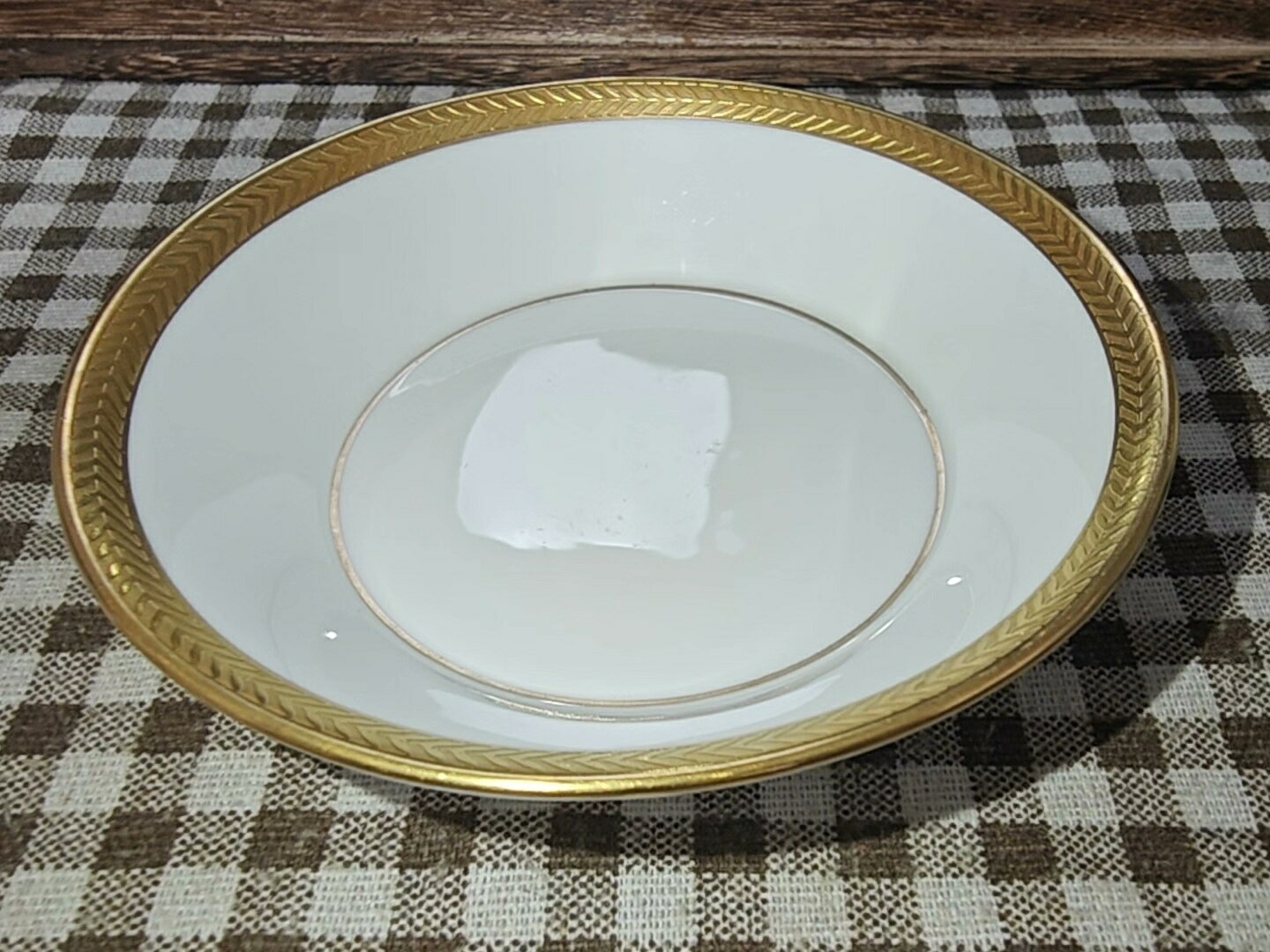 日本迴流 英國韋奇伍德Wedgwood古董骨瓷缽 24K純金鎏金重工 英產正品 甜點盤 糕點盤 精緻下午茶餐具 收藏級骨瓷器皿