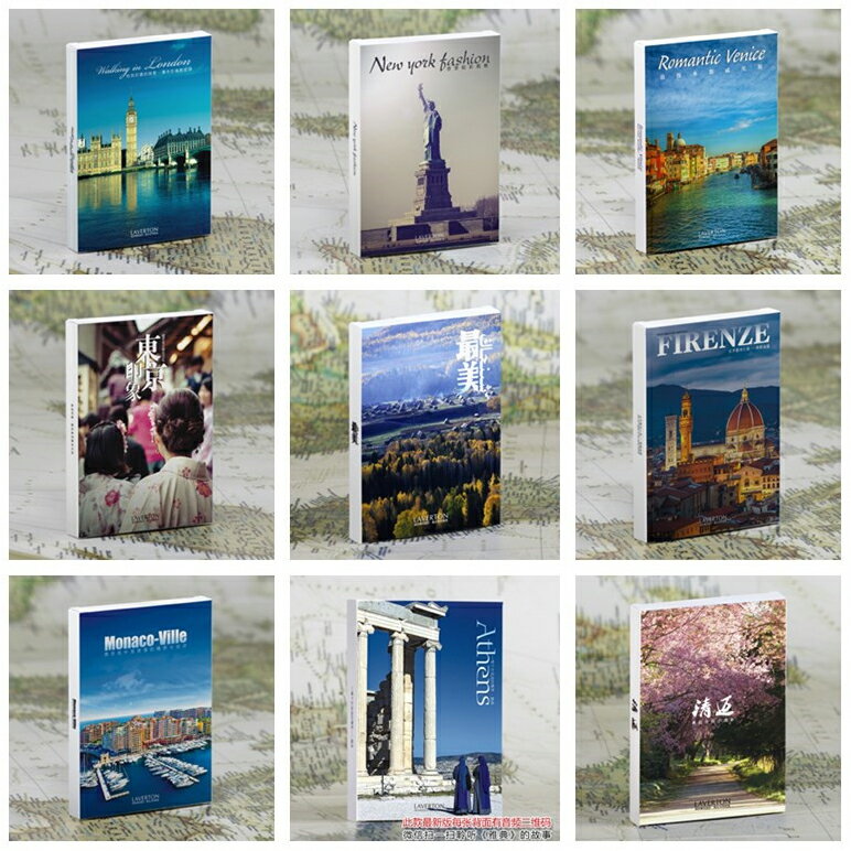 世界各地風景明信片倫敦威尼斯巴黎迪拜東京創意文藝旅行明信片