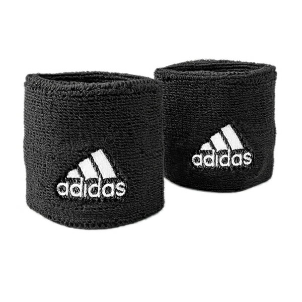 Adidas Tennis Wristbands [S22003] 腕帶 運動 網球 跑步 籃球 毛巾 擦汗 2入 黑