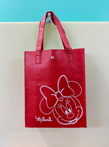 【震撼精品百貨】Micky Mouse 米奇/米妮 迪士尼直式手提袋/收納袋-紅米妮#115800 震撼日式精品百貨