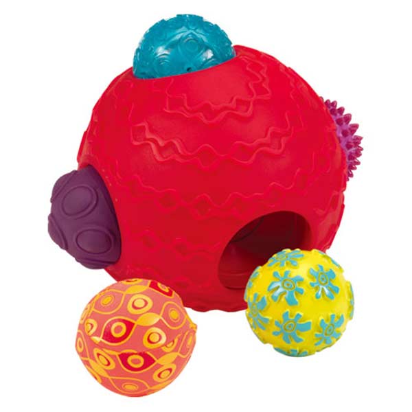 <br/><br/>  【B.Toys】 寶寶觸覺子母球(波麗觸覺感統球組)<br/><br/>