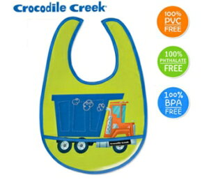 《美國Crocodile Creek》寶寶圍兜-傾卸車