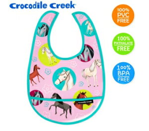 《美國Crocodile Creek》寶寶圍兜-小馬花園