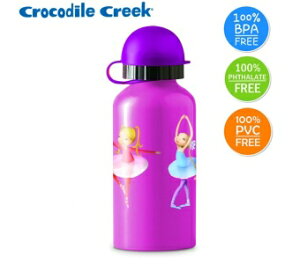《美國Crocodile Creek》兒童不鏽鋼水瓶(舞蹈世界)