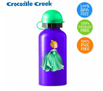 《美國Crocodile Creek》兒童不鏽鋼水瓶(優雅公主)