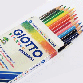 【義大利 GIOTTO】STILNOVO 水溶性彩色鉛筆(12色)