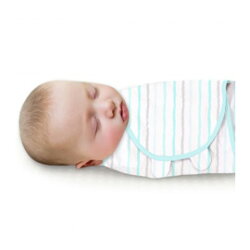 《美國Summer infant》聰明懶人育兒包巾-藍彩條紋 ㊣原廠授權總代理公司貨