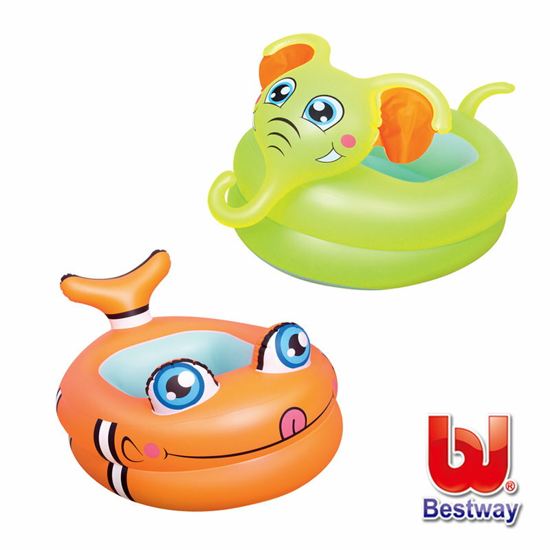 《Bestway》寶貝充氣浴盆-大象、小丑魚(69-14443)二款可選