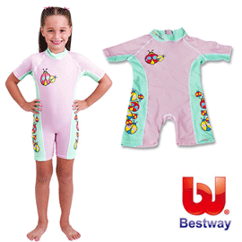 《Bestway》兒童抗UV連身泳衣-M(69-04734-2)