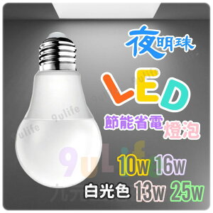 【九元生活百貨】夜明珠 LED節能省電燈泡/16W E27 球型燈泡 球泡燈 球型燈 節能燈泡 LED燈泡