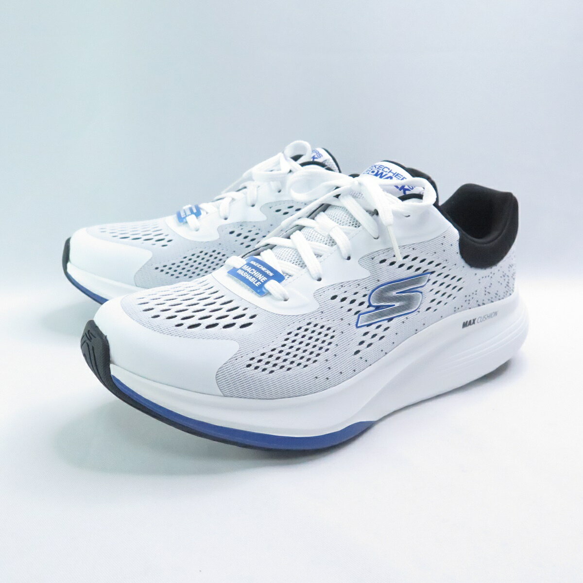 Skechers 216579WTBK 男健走鞋 GO WALK Max Walker 白/黑【iSport愛運動】