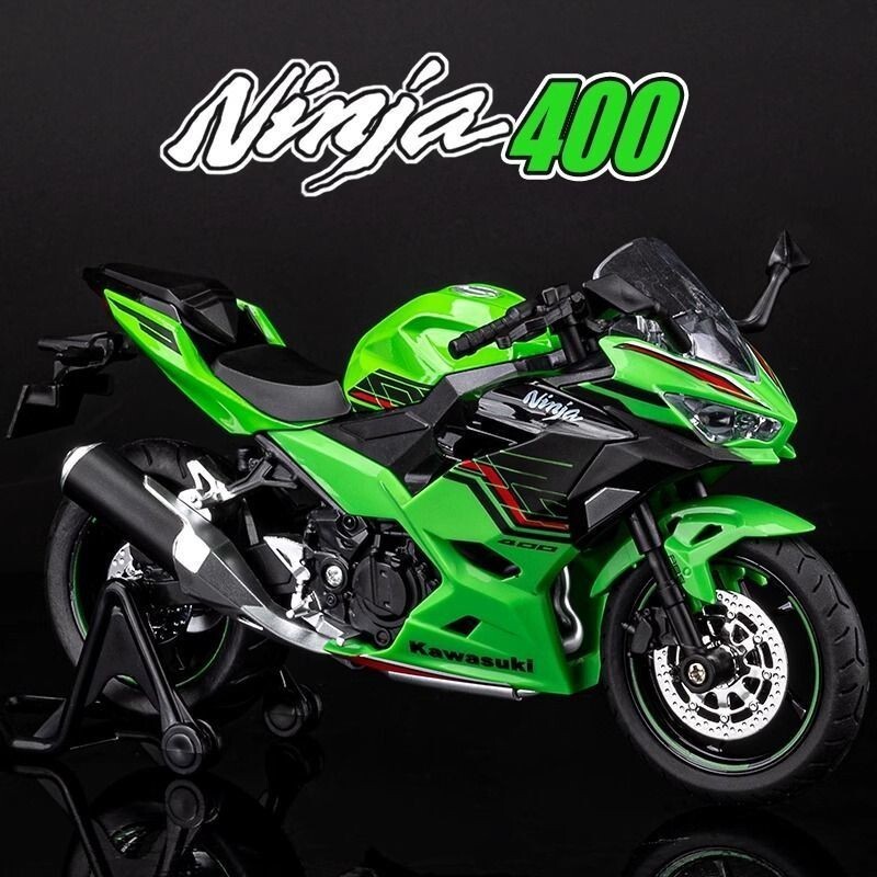 川崎ninja400摩託車模型模擬閤金忍者機車車模男生生日禮物聖誕節