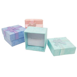 蝴蝶結飾品盒 珠寶盒禮物盒包裝盒 戒指耳環收納展示 婚禮小物 贈品禮品
