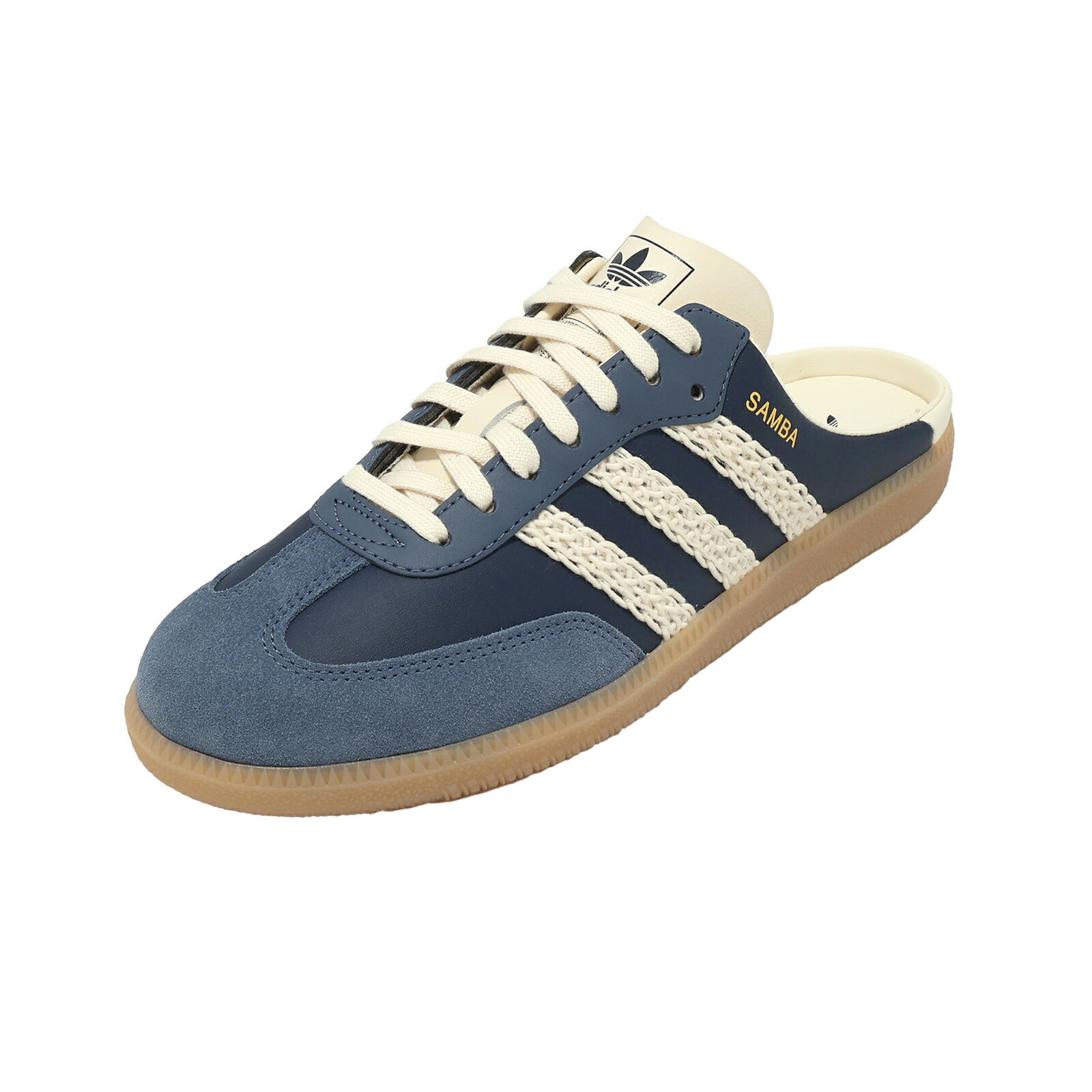 adidas 愛迪達 懶人鞋 Samba OG Mule W 女鞋 穆勒鞋 藍 德訓鞋 膠底 休閒鞋 HP5053