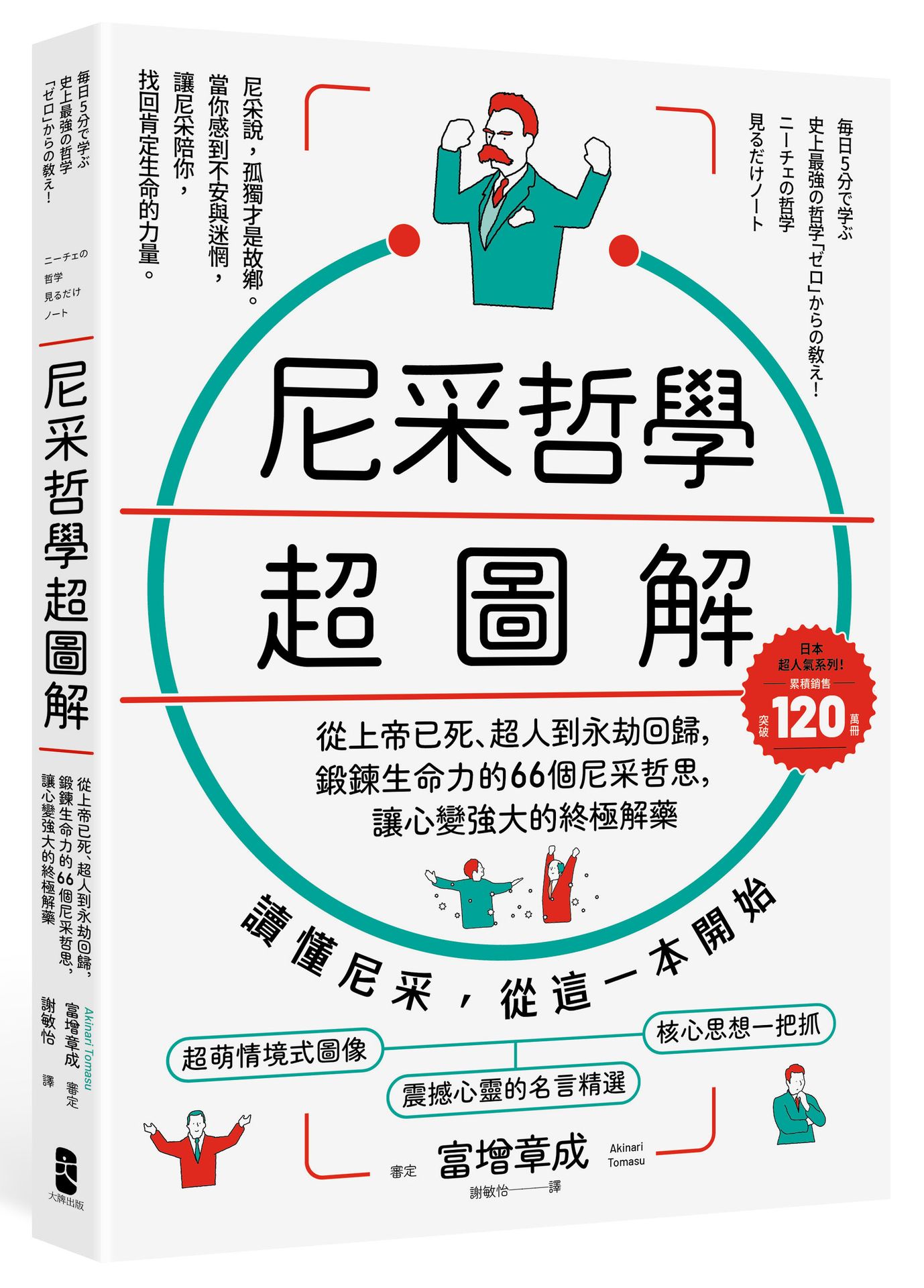尼采哲學超圖解(二版)： 從上帝已死.超人到永劫回歸.鍛鍊生命力