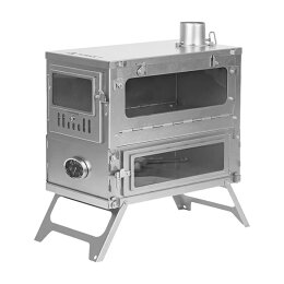 【POMOLY】T1 Taisoca 純鈦折疊式烤箱柴爐 T1920-0 營火爐 暖爐 篝火 露營 悠遊戶外