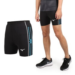 MIZUNO 男三分緊身褲 (免運 運動短褲 束褲 慢跑 路跑 美津濃【06360654】≡排汗專家≡