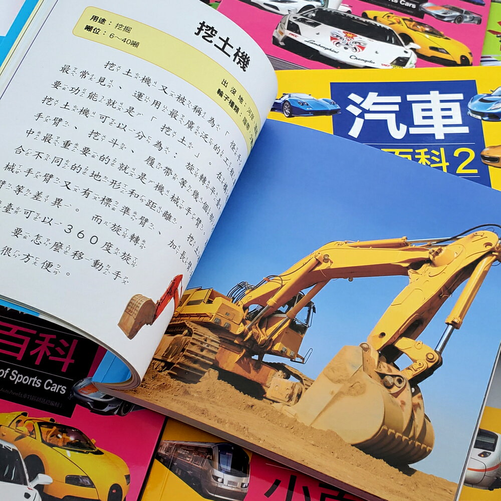 🔥交通工具小百科(全套六冊) 🔥 | 汽車 | 火車 | 飛機 | 超級跑車 | 特殊車 | 8