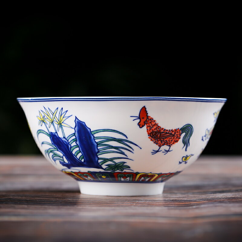 碗碟套裝 家用簡約骨瓷中式碗筷組合景德鎮中式套碗餐具套裝 碗盤