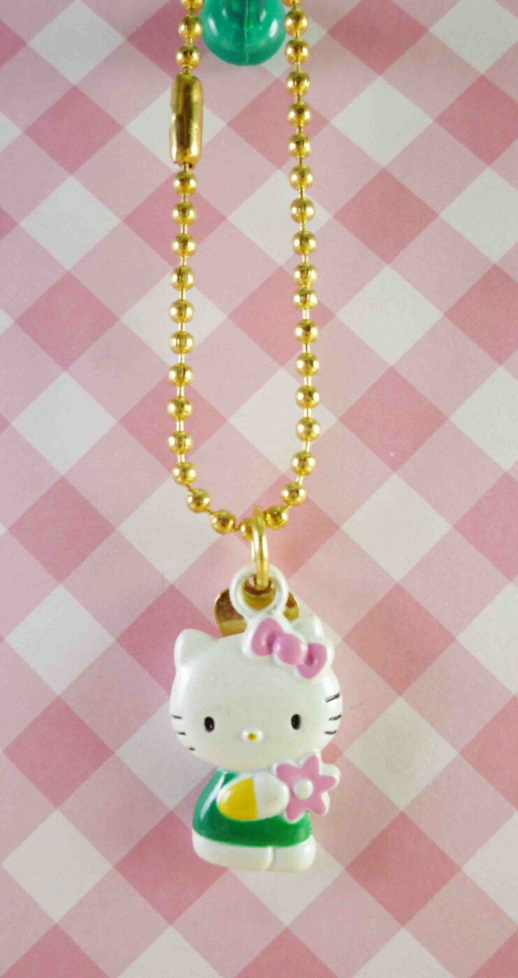 【震撼精品百貨】Hello Kitty 凱蒂貓 KITTY鑰匙圈-立體拿花 震撼日式精品百貨