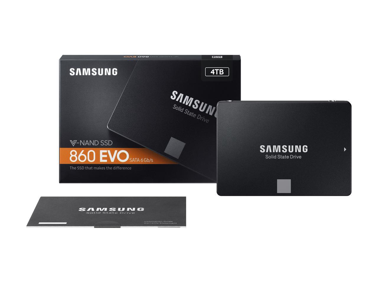 NEW Samsung 4TB SSD 860 EVO Solid State Drive 2.5/" MZ-76E4T0B ! UNOPENED !!