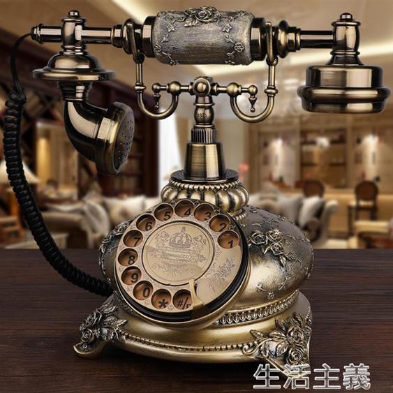 電話機 GDIDS仿古電話機歐式復古田園時尚創意無線插卡電話機家用座機 夏洛特居家名品