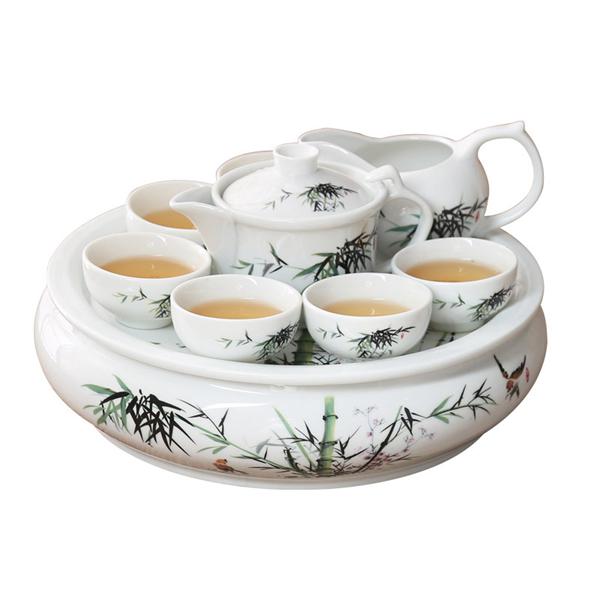茶具家用客廳一整套功夫中式簡約陶瓷喝茶茶壺套裝 夏洛特居家名品