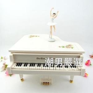 音樂盒鋼琴音樂盒八音盒女生可彈奏旋轉跳舞芭蕾舞女孩公主兒童生日禮物