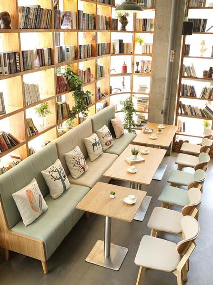 餐廳沙發定制咖啡廳西餐廳主題餐廳網紅奶茶店漢堡店靠墻卡座沙發桌椅組合LX 夏洛特居家名品
