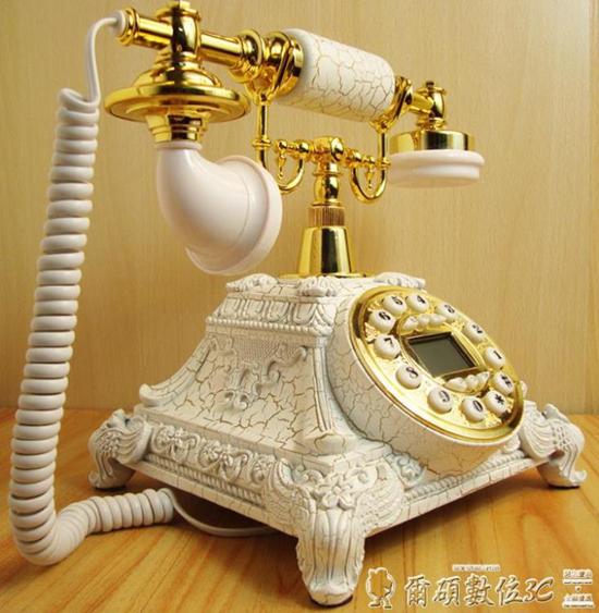 復古電話復古電話機仿古電話機歐式個性插卡美式電話座機固家用電信LX 夏洛特居家名品