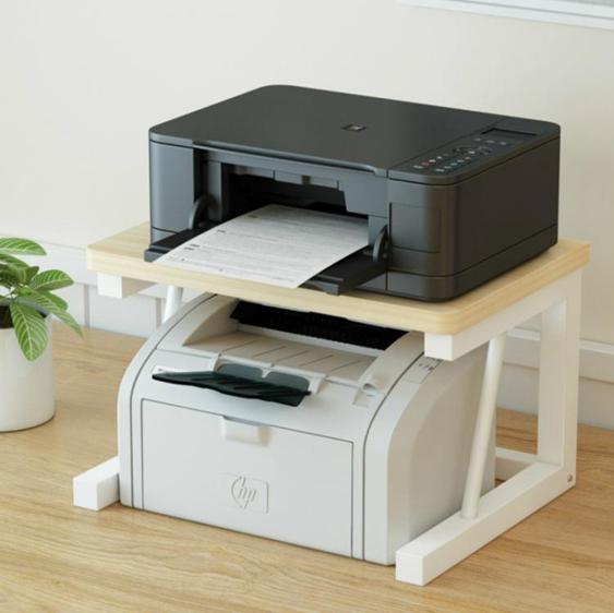 創意打印機架子辦公室桌面置物架辦公雙層多功能多層簡易家用收納 夏洛特居家名品