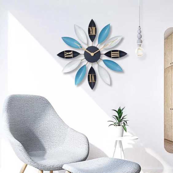 掛鐘 現代簡約客廳創意時尚藝術靜音臥室時鐘家用掛表北歐式大氣掛鐘表
