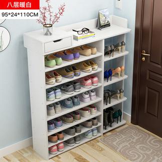 鞋架多層簡易鞋櫃柜家用門口經濟型省空間仿實木鞋架子宿舍防塵收納