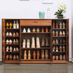 木馬人鞋架子多層簡易家用經濟型門口鞋櫃柜收納置物架實木宿舍防塵