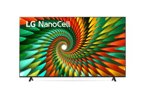 【LG/樂金】LG NanoCell 一奈米 4K AI 語音物聯網智慧電視/55吋 (可壁掛) 55NANO77SRA