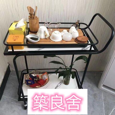 開立發票 免運 小推車 餐廳推車 北歐火鍋店餐車家用帶輪點心車零食小推車餐邊櫃酒店ktv送酒車zz8030