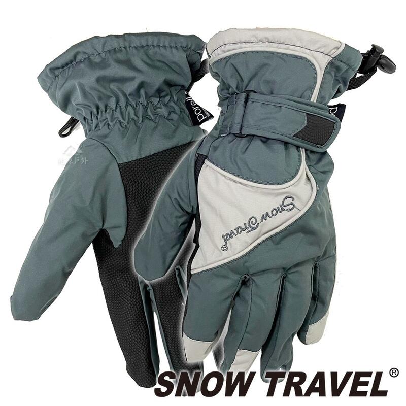 【SNOW TRAVEL 雪之旅】英國PORELLE防水全透氣薄手套 『 灰』AR-51