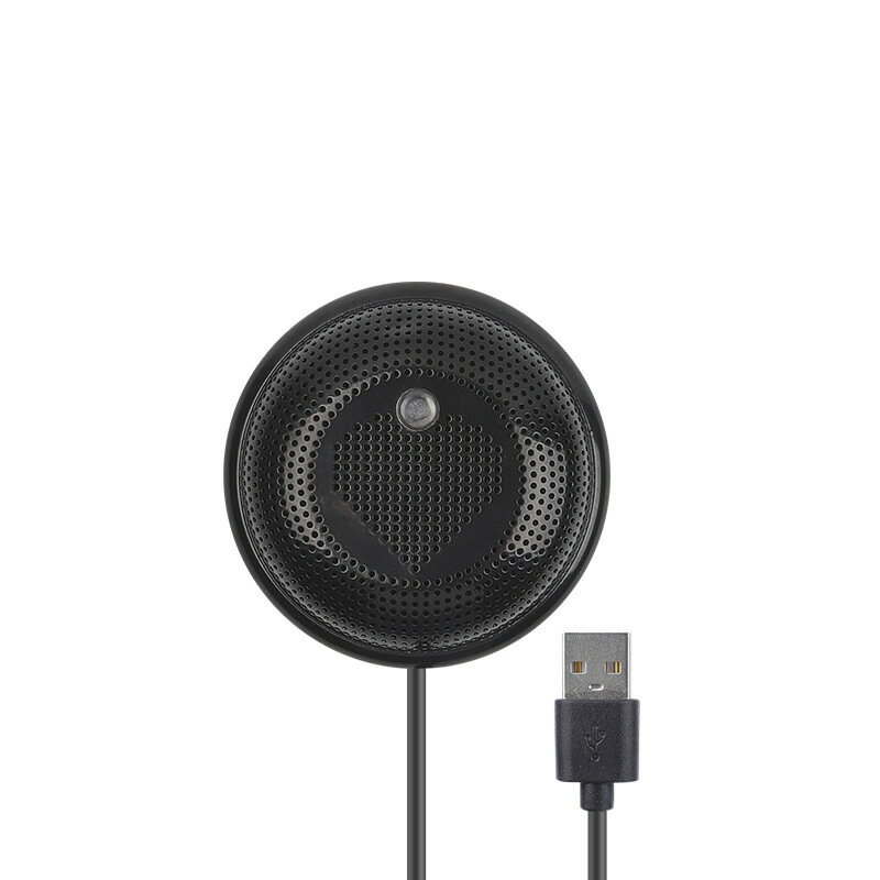 桌面會議麥克風全向拾音手機電腦語音視頻直播USB介面有線話筒【Snowbelle優選】