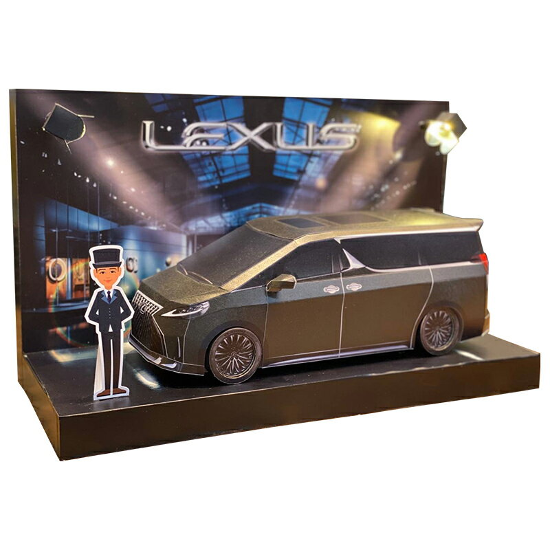 【紙紮】紙紮 LM300H 休旅車 掃墓 紙紮房 普渡 往生用品 祭祀 1