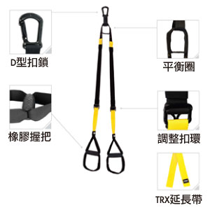 免運費 / 分期0利率 / 公司貨【TRX懸吊訓練-pro專業版】魔鬼身材製造機，超高C/P值，輕巧不佔空間，媒體、運動選手推薦，藝人/名模御用。 2