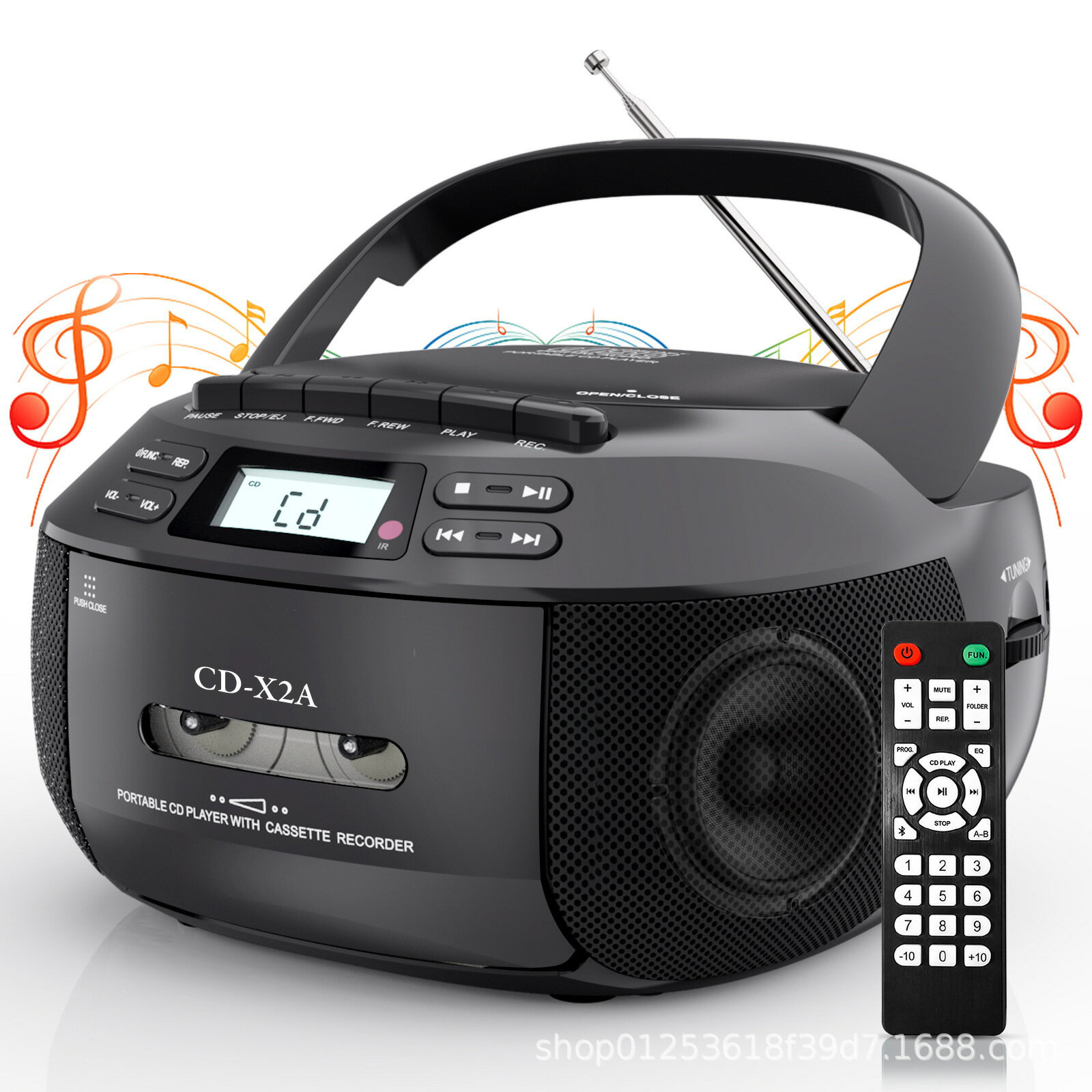 復古CD機學生錄音機磁帶機藍牙專輯光碟播放器帶USB帶FM收音AM音【北歐居家生活】