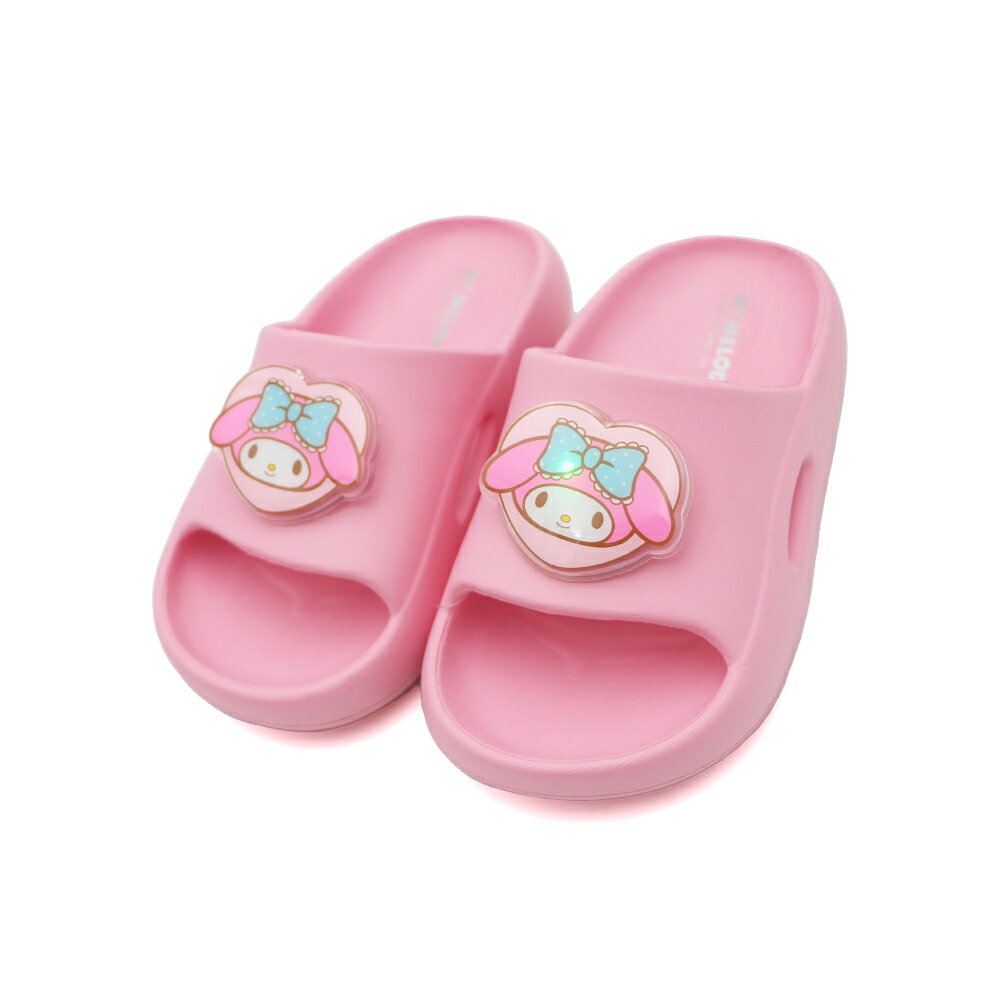 SANRIO MY MELODY 美樂蒂 燈鞋 拖鞋 中童鞋 粉 S1392 (825807)