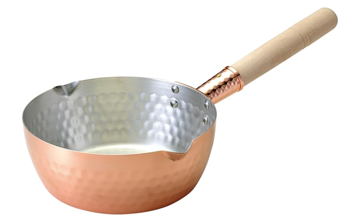 (免運) 田邊金具 日本製 雪平鍋 18cm 銅製 單手鍋 單柄鍋 銅鍋 牛奶鍋 湯鍋 燕三条 4406 日本代購