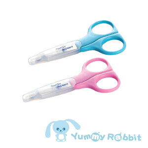 亞米兔YummyRabbit 嬰兒安全剪刀 藍色/粉色