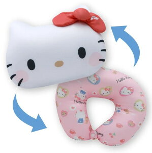 【震撼精品百貨】Hello Kitty 凱蒂貓~日本SANRIO三麗鷗 KITTY抱枕 靠墊 頸枕*26856