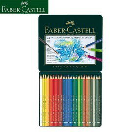 德國輝柏FABER-CASTELL 117524 藝術家級水彩色鉛筆24色