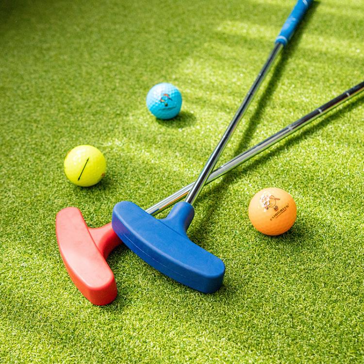 球桿 FunGreen繽紛彩色系列 教學高爾夫球桿 雙面推桿 室內高爾夫練習